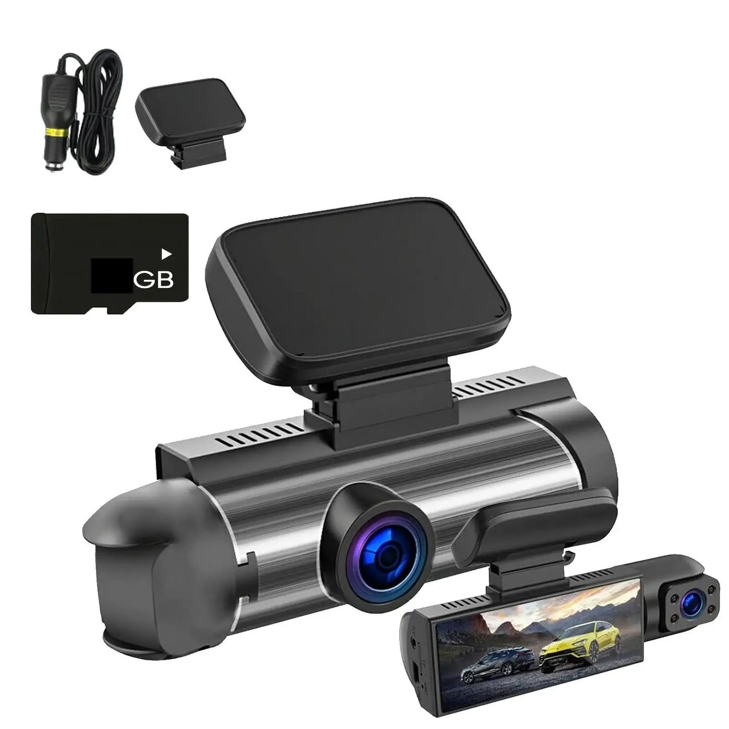 RoadFame Full HD Dual Dash Cam – WiFi & Night Vision