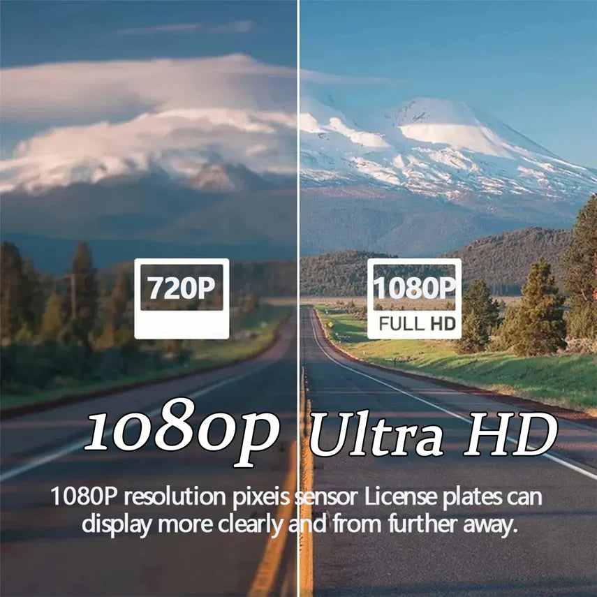 RoadFame Full HD Dual Dash Cam – WiFi & Night Vision