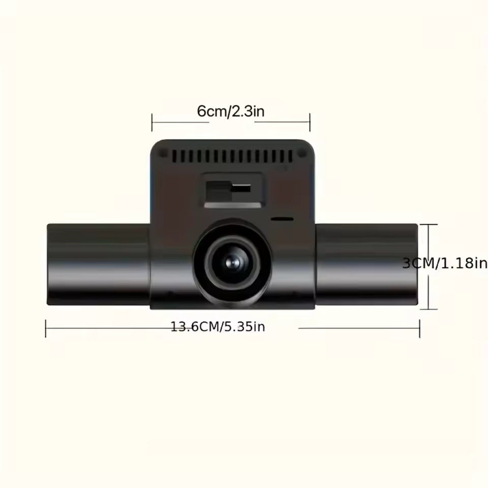 RoadFame 4-Channel Dash Cam – 1080p Recording with Night Vision & HDR