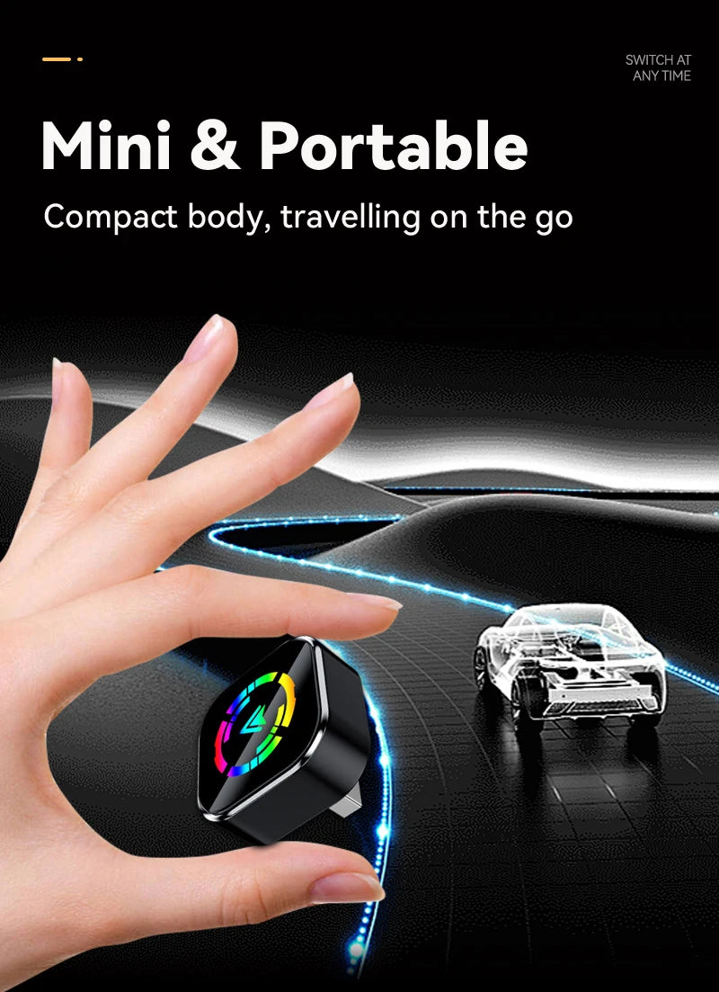 RoadFame Wireless CarPlay & Android Auto Adapter | Plug & Play