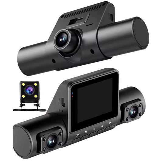 RoadFame 4-Channel Dash Cam – 1080p Recording with Night Vision & HDR